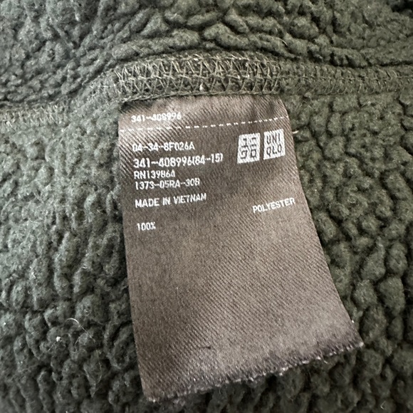 Uniqlo Full-Zip Fleece Jacket in Medium size Green - Picture 3 of 5